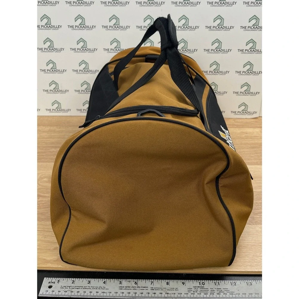 Carhartt Legacy Gear Bag Brown Black Utility Travel Duffel Work Bag 20 Inch